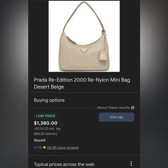 Prada Bags Prada Re Edition 200 Brand New Never Used Mini